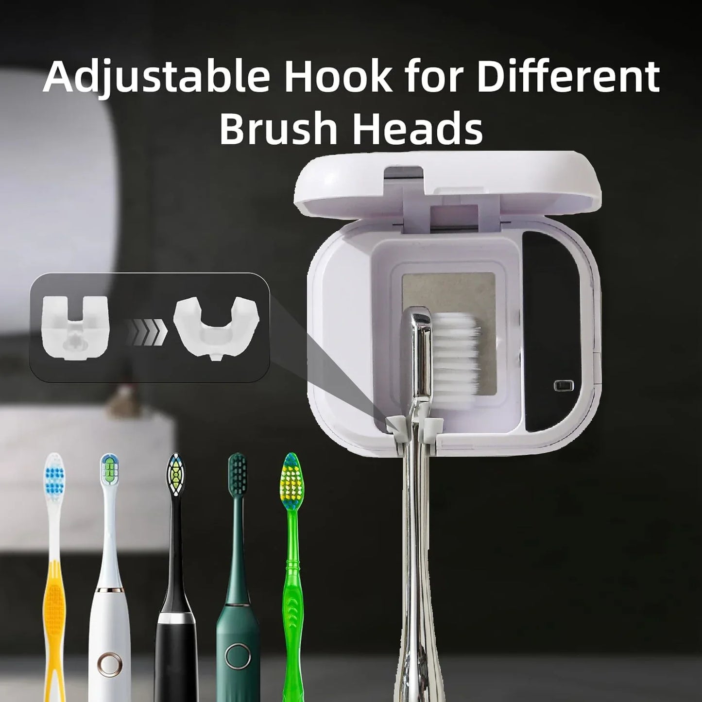 Smart UV Toothbrush Cleaner