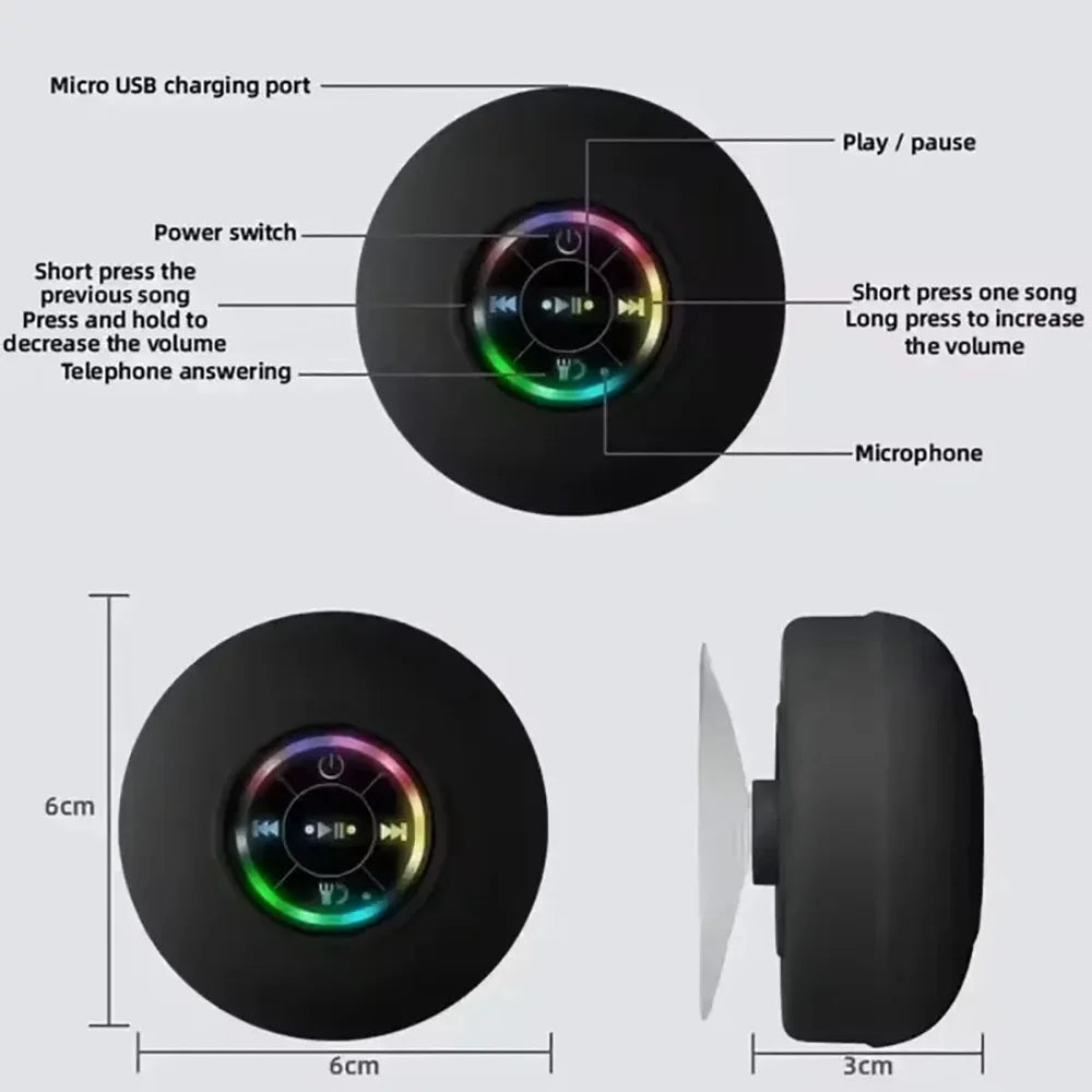 Pocket Power Waterproof Bluetooth Speaker