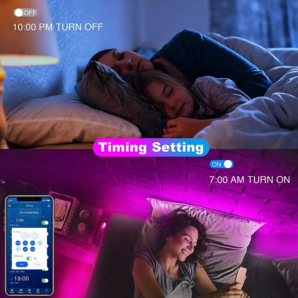 AuraGlow Smart LED Strip Lights