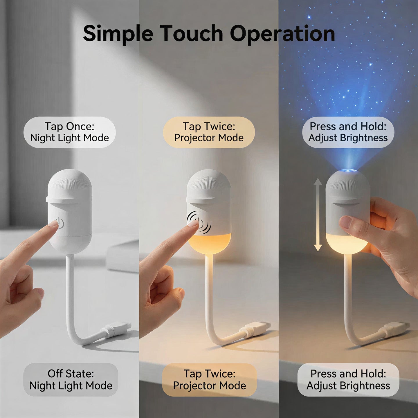 Galaxy Glow Night Projector